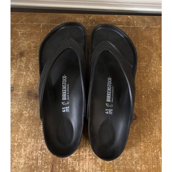 BIRKENSTOCK Sandals Honolulu EVA Black Size 41 Size 10 - 10.5 Flip Flops NEW - Picture 2 of 5